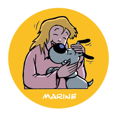 Les personnages principaux : Marine