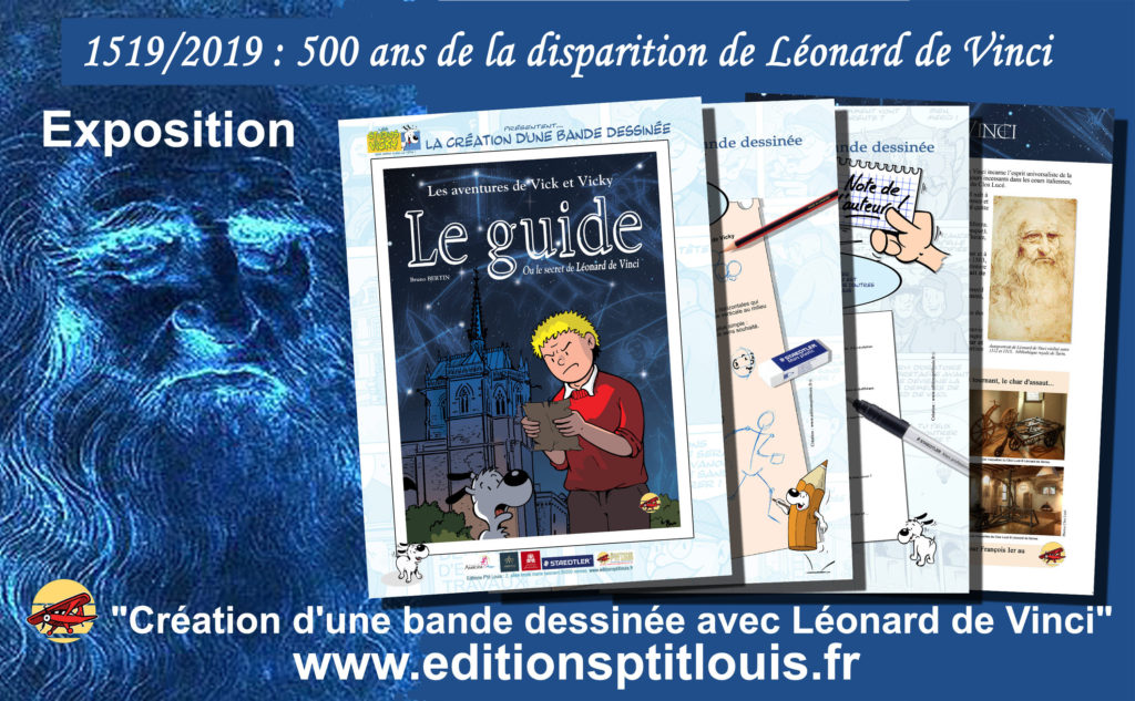 Exposition BD Léonard de Vinci